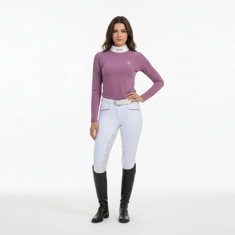 Equestrian Queen  Long Sleeve Competition  Shirt CHARLOTTE